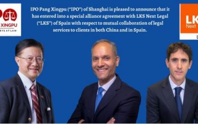 LKS Next LEGALek lankidetza hitzarmena sinatu du Txinako abokatu bulego batekin