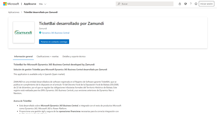LKS Next a través de su filial Zamundi dispone de la aplicación de Tickebai y Batuz certificada por Microsoft.