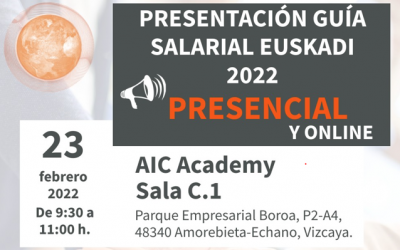Presentación Guía Salarial de EUSKADI 2022